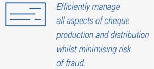 Find Out How To Produce Cheques And Manage Cheque Disbursements, - Electric Blue #4101333