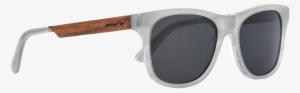 White Fog Wooden Sunglasses - Sunglasses #4102165