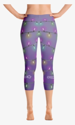 Purp Star Capris - Fracticalvisions Opal Dragon , (all Over Print) Legging #4102324