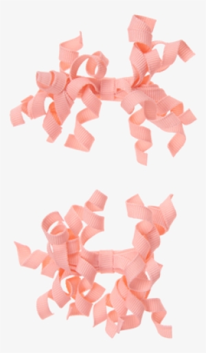 140164047 - Girl's Curly Ribbon Clips By Gymboree - Pink #4102646