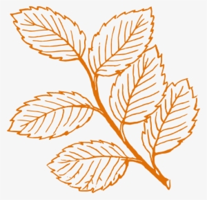 Dark Orange Leaves Clip Art At Clker - Leaves Clip Art #4102822