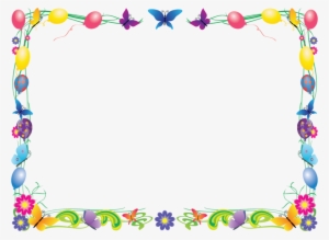 Preschool Frame Clipart Borders And Frames Pre-school - Floral Frame #4102823