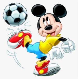 Soccer Clipart Minnie Mouse - Mickey Mouse Football Png #4103306