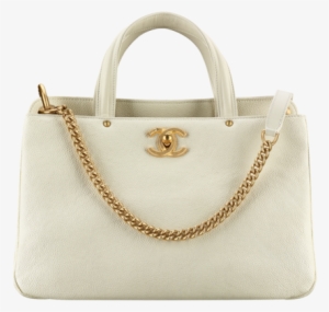 Chanel Small Shopping Bag Grained Calfskin Gold Tone - Handbag #4103697