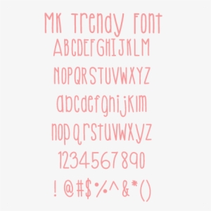 Trendy Font #4104069