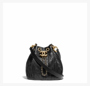 Evening Bag, Pleated Toile Embroidered Lambskin & Gold - Chanel #4104096