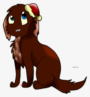 Christmas Cartoon Dog Clipart Png - Transparent Dog Clipart Gif #4104142