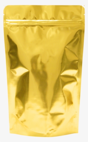 Foil Stand-up Pouches - Stand Up Pouch Gold Png #4104453
