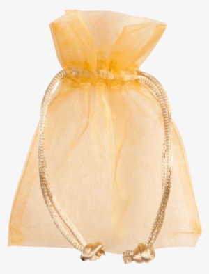 Bag, Gift Bag, Organza, 7x10cm, Gold - Zak, Geschenkzak, Organza, 7x10cm, Goud #4104477