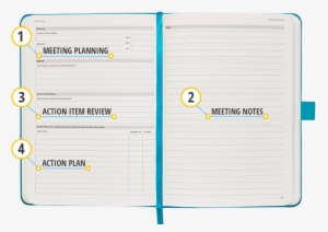 Layout Designed To Deal With Your Meeting Notes And - Meeting Notebook #4104657