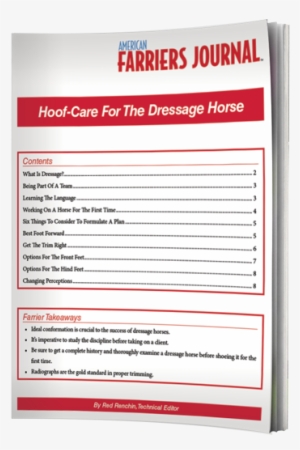 Dressage Hoof Care Presents Uncommon Challenges - White Line Disease #4104923