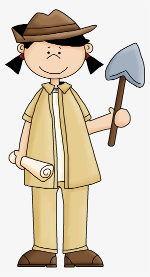 Dig Clipart Transparent - Paleontologist Clipart #4106782