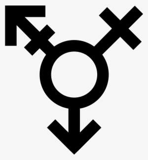 The Icon Is A Logo For Genderqueer - Transsexual Symbol #4107500