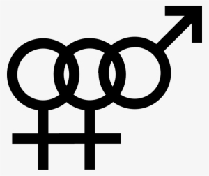 Gender Symbol Female Lgbt Symbols - Bisexuality Symbol #4107873