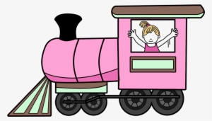 Train Personalized Birthday T Shirt - Pink Train Cartoon #4107981