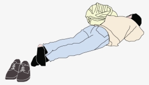 Generally - Sleeping On The Floor Cartoon #4108519