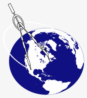 This Free Clipart Png Design Of Compass With Earth3 - Globe Clip Art #4108818