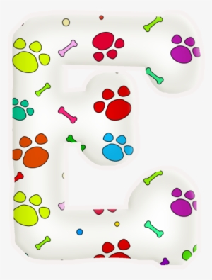 Alfabeto De Huellas De Perritos #4109726