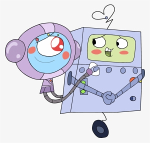 Cute Robots - Cartoon #4109858