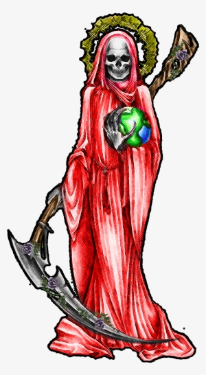 Today We Will Be Conjuring A Really Powerful Prayer, - Dibujo Imagenes Santa Muerte #4110720