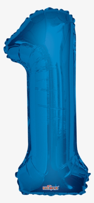 V19663/34s Categorías - 34" Giant Blue Foil Number 1 Balloon #4111089