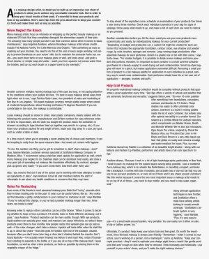 As A Makeup Design Artist, No Doubt You've Built Up - Document #4111157