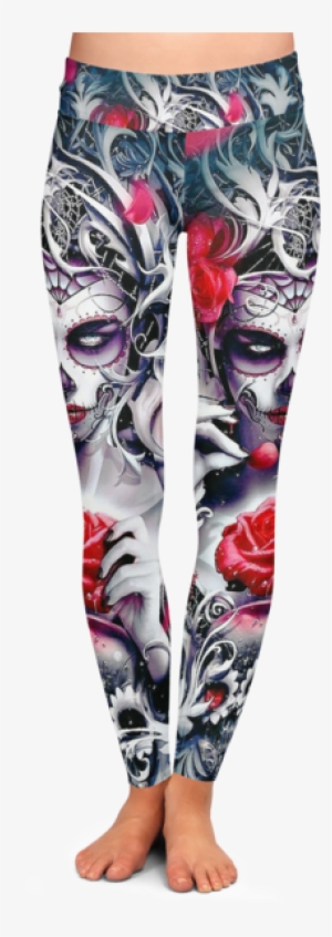 Santa Muerte Leggings - Together We Re Magic - Tzesar - Download #4111179