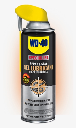 Wd 40 Specialist Spray & Stay Gel Lubricant No Drip - Wd 40 Specialist Gel Lubricant #4111203
