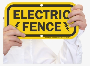 Electric Fence High Voltage Sign - Danger Electric Fence Sign #4111686