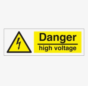 High Voltage Sign Png File - Danger Electric Shock Risk Sign #4111849