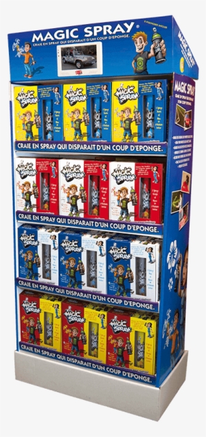 Magic Spray® Point Of Sale - Oid Magic - Bombes Magic Spray : Jaune Et Rouge Fluo #4112215