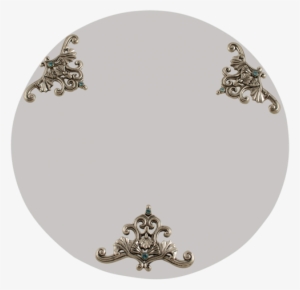 Quest Collection Silver Filigree & Glass Tray - Silver Filigree & Glass Tray #4112552