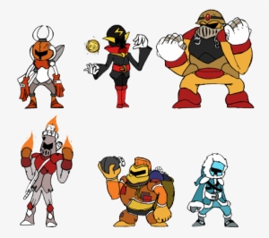 Download Free Printable Clipart And Coloring Pages - Mega Man Robot Masters #4112743