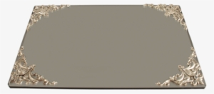 Quest Collection Tray48a Silver Cornered Tray #4112747
