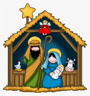Nativity Scene Clipart New Calendar Template Site - Jesus Birth Clipart #4112793