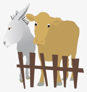 Clip Arts Related To - Nativity Stable Animals Clipart #4112917