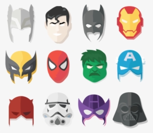 Super Heroes Masks - Superhero #4112922
