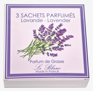 3 Scented Sachet Box Cotton Flower - Le Blanc - Lavender-scented Sachet - Multi Coloured #4113017