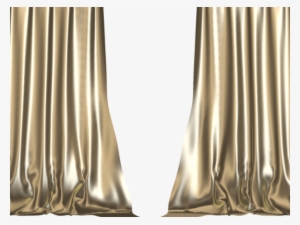 Golden Curtains - Шторы Клипарт #4113108