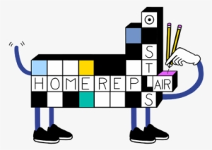 How To Solve The New York Times Crossword - Illustration With Square #4113208
