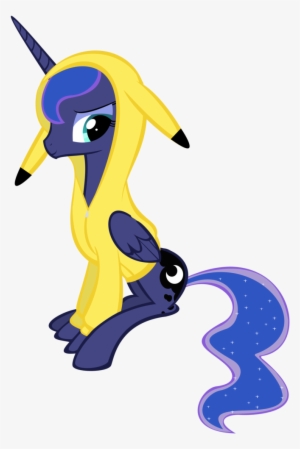 Squishypony, Clothes, Dead Source, Hoodie, Pikachu, - Princess Luna Mlps #4113962