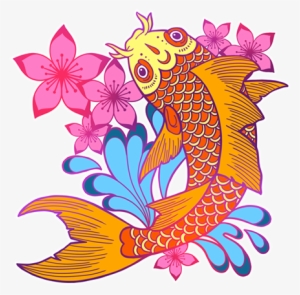 Koi Illustration Transparent #4114187