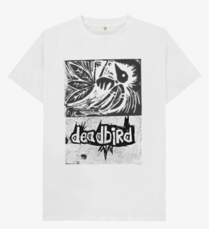 White The Real Dead Lo-tech Deadbird - Dark Skull T Shirt #4114342