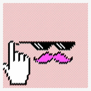 Invisible Man In Spike Art - Middle Finger Cursor .png #4114947