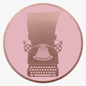 The Write Copy Girl - Typewriter Silhouette Vector #4115113