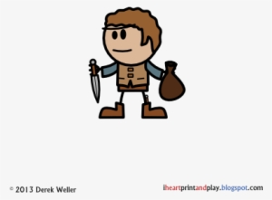 Halfling Rogue Winstanley Portico - Cartoon #4115233