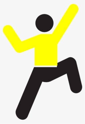 Yellow Climb Clip Art At Clker - Clip Art Man Climbing #4115440