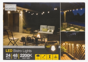 Lights By Night Led Bistro String Lights #4115610