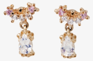 Ruta Reifen Curve Three Stud Earrings A - Jeans #4116320