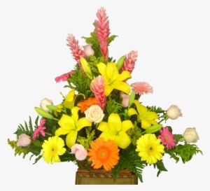 Background Images, Baskets, Mugs - Arreglos De Flores Png #4116510